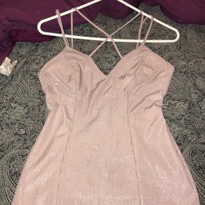 Rose gold dress